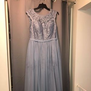 Azazie Arden Formal Bridesmaid Dress - Dusty Blue